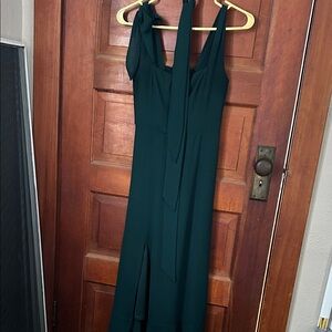 Show Me Your MuMu Dark Green Maxi Dress